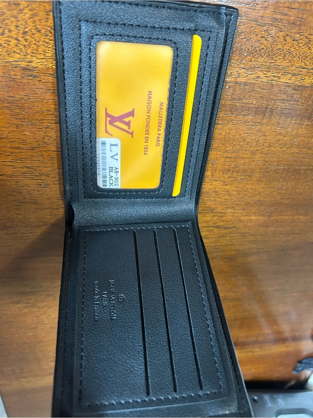 Louis Vuitton Black Wallet
